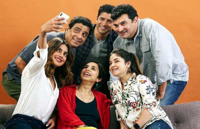 Zaira Wasim with The Sky Is Pink team Zaira Wasim with The Sky Is Pink team