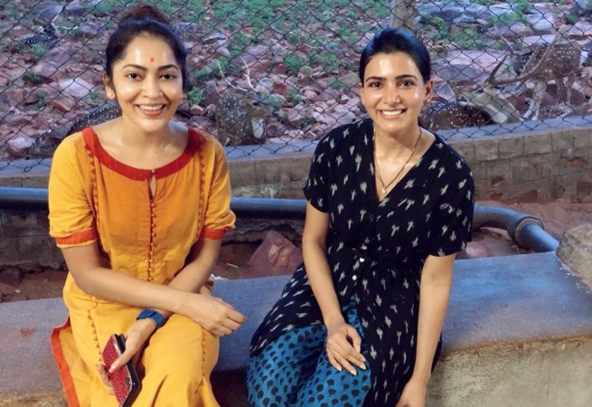 Samantha Akkineni with her friend Ramya Subramanian Samantha Akkineni with her friend Ramya Subramanian