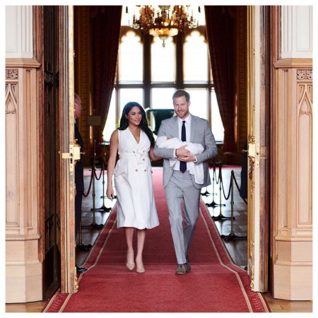 The Duke and Duchess of Sussex, Prince Harry and Meghan Markle with son Archie Harrison Prince Harry and Meghan Markle