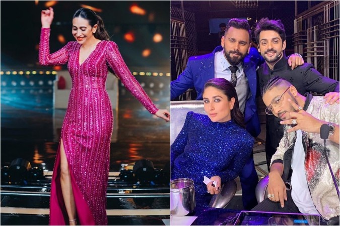 Karisma Kapoor, Kareena Kapoor, Bosco Martis, rapper Raftaar, Karan Wahi Karisma Kapoor, Kareena Kapoor, Bosco Martis, rapper Raftaar, Karan Wahi