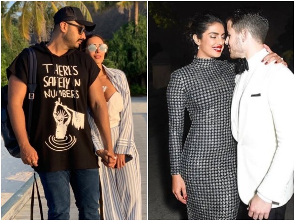 Arjun Kapoor and Malaika Arora (left) Priyanka Chopra and Nick Jonas Arjun Kapoor and Malaika Arora (left) Priyanka Chopra and Nick Jonas