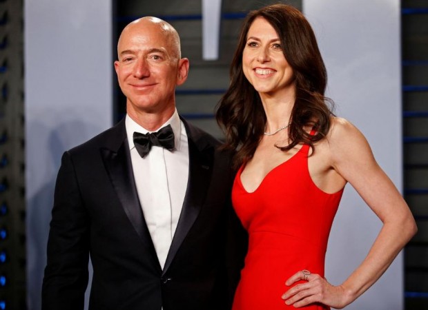 Amazon CEO Jeff and wife MacKenzie Bezos Amazon CEO Jeff and wife MacKenzie Bezos