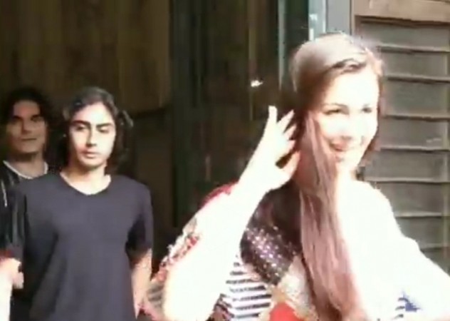 Arbaaz Khan with son Arhaan Khan and girlfriend Giorgia Andriani Arbaaz Khan, son Arhaan Khan, girlfriend Giorgia Andriani
