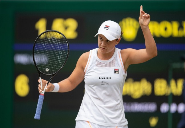 Ashleigh Barty lost her match on Court 2 Ashleigh Barty