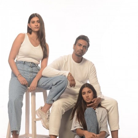 Arjun Rampal, daughters Mahikaa and Myra Arjun Rampal, daughters Mahikaa and Myra