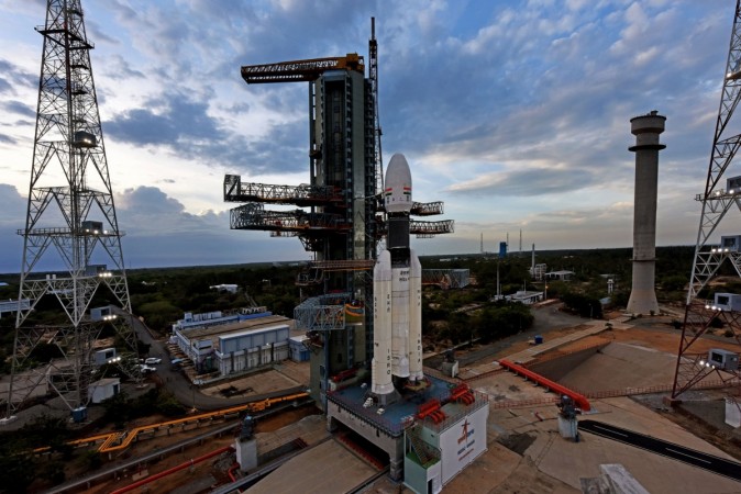 The Geosynchronous Satellite Launch Vehicle (GSLV MkIII), which is the biggest rocket of Indian Space Research Organisation (ISRO), stands on the second launch pad of the Satish Dhawan Space Centre (SDSC) in Sriharikota. India's second lunar mission has been suspended after a glitch was detected in the last hour before launch. Isro scrambles to meet July deadline for Chandrayaan 2 launch aboard GSLV MkIII