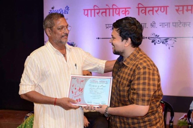 Jeevan Marathe with Nana Patekar Jeevan Marathe with Nana Patekar