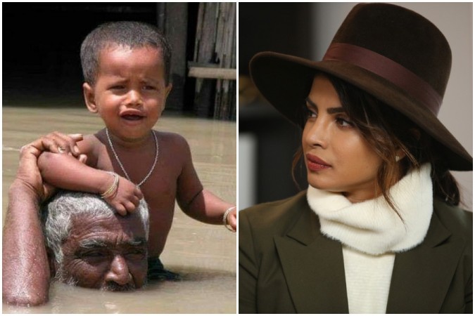 Priyanka Chopra slammed for not saying anything on Assam floods. Priyanka Chopra slammed for not saying anything on Assam floods