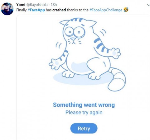 FaceApp not working in India FaceApp crash
