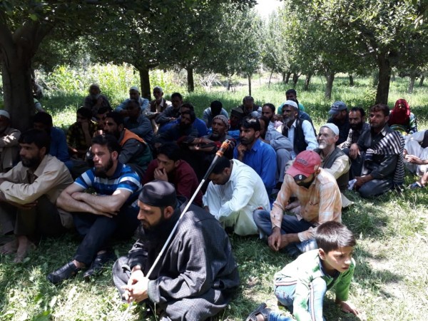 families of kashmiri militants meet in Shopian