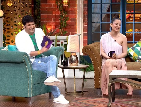 Kangana Ranaut takes dig at Karan Johar and Ranbir Kapoor on Kapil Sharma Show. Kangana Ranaut takes dig at Karan Johar and Ranbir Kapoor on Kapil Sharma Show