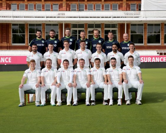 The Irish team posing for team photograph at Lord's Ireland Cricket team