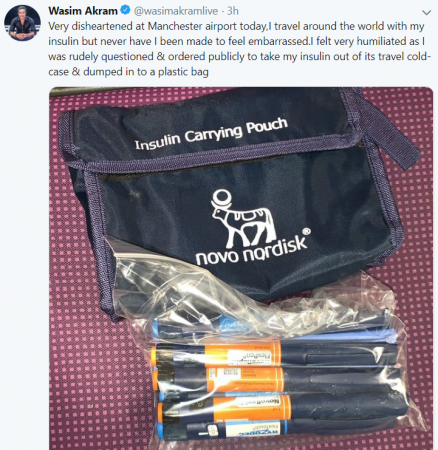 The original tweet from Akram Wasim Akram Tweet