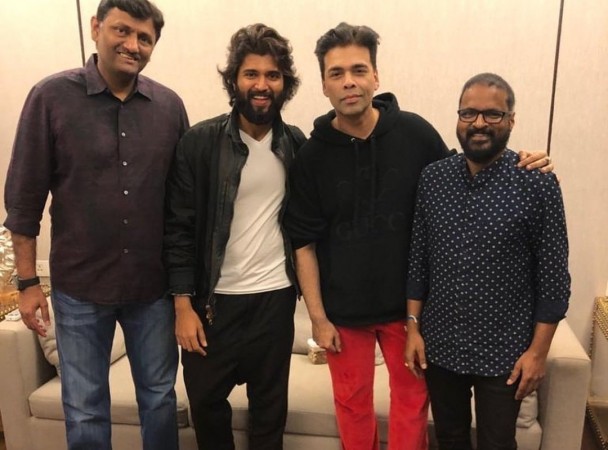 Karan Johar with Dear Comrade team Karan Johar with Dear Comrade team