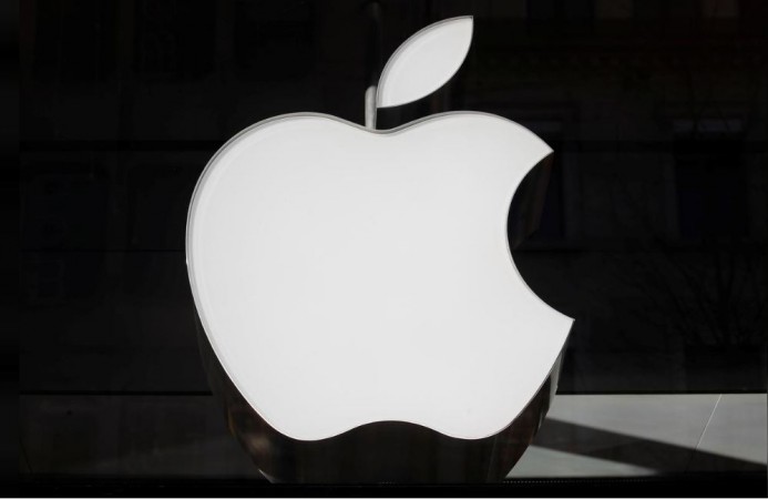 The logo of Apple is seen at a store in Zurich, Switzerland January 3, 2019. Trump apple China