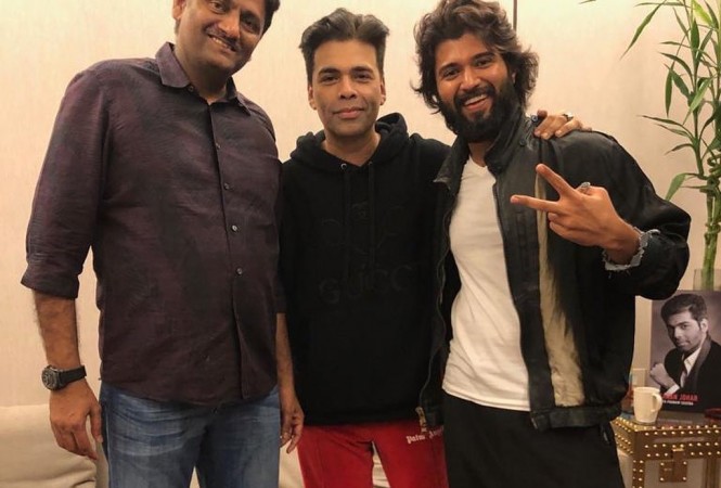 Karan Johar, Vijay Deverakonda Karan Johar, Vijay Deverakonda