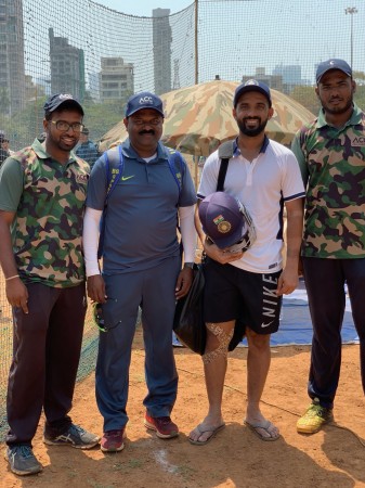 Pravin Amre and Ajinkya Rahane. pravin amre