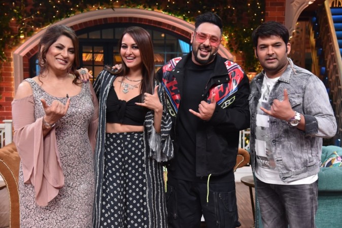 Sonakshi Sinha with Archana, Badshah and Kapil Sharma Sonakshi Sinha with Archana, Badshah and Kapil Sharma