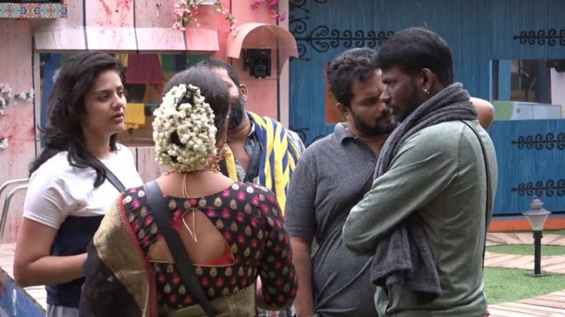 Transgender Tamanna Simhadri with Mahesh Vitta and other housemates on Bigg Boss Telugu 3 Transgender Tamanna Simhadri with Mahesh Vitta and other housemates on Bigg Boss Telugu 3