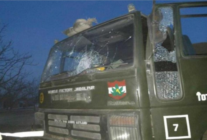 The attack was launched at a vehicle of the 55 Rashtriya Rifles (RR) in ZahidBagh village of south Kashmir. pulwama IED blast