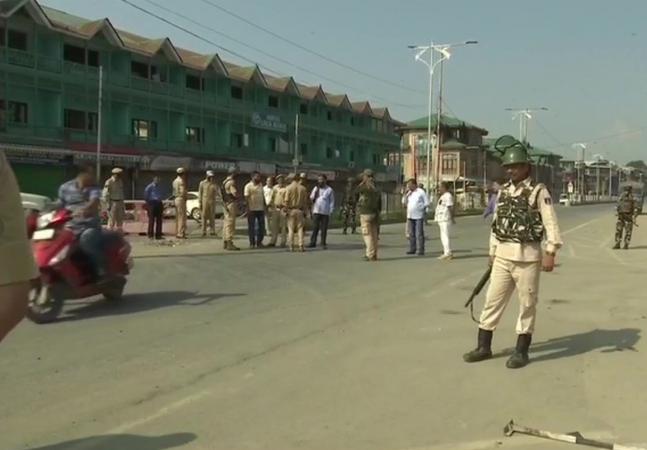Kashmir curfew