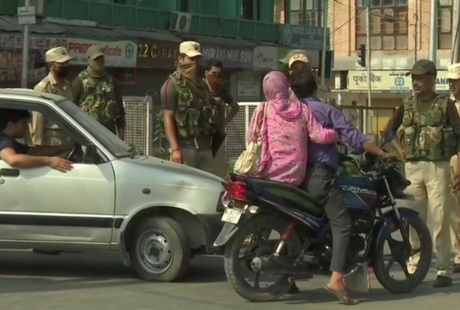 Kashmir curfew