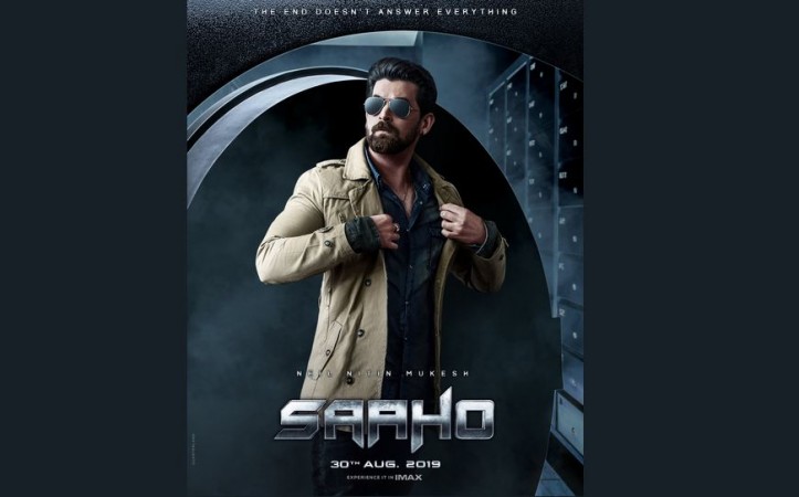 Neil Nitin Mukesh first look from Saaho Neil Nitin Mukesh first look from Saaho