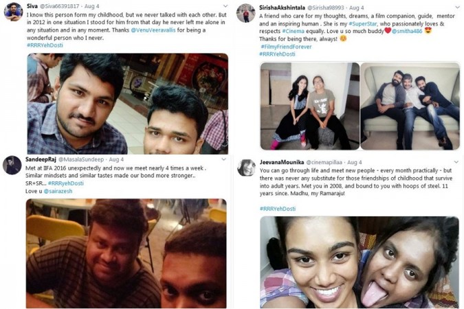 RRR movie friendship day campaign RRR movie friendship day campaign