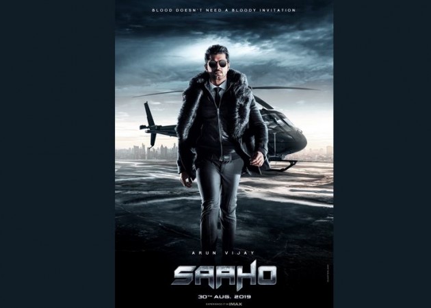 Arun Vijay's character poster from Saaho Arun Vijay's character poster from Saaho