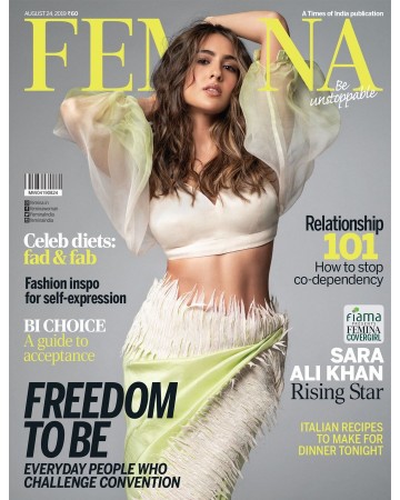 Sara Ali Khan on Femina cover Sara Ali Khan on Femina cover