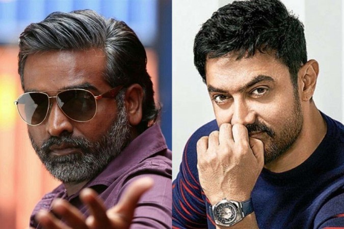 Vijay Sethupathi and Aamir Khan. Vijay Sethupathi and Aamir Khan