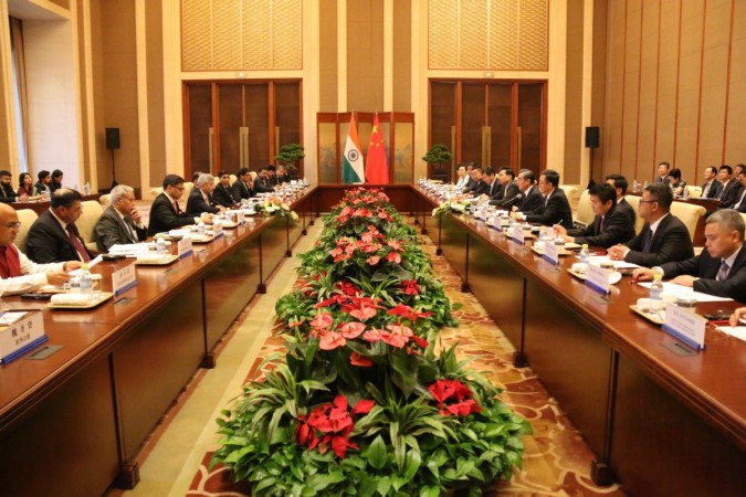 Indian Minister of External Affairs S Jaishankar and Chinese Foreign Minister Wang Yi co-chaired the Second Meeting of the India China High Level Mechanism on Cultural and People to People Exchanges on Monday, August 12, 2019. India China High Level Meeting