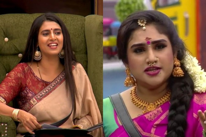 Kasturi Shankar and Vanitha Vijayakumar. Kasturi Shankar and Vanitha Vijayakumar