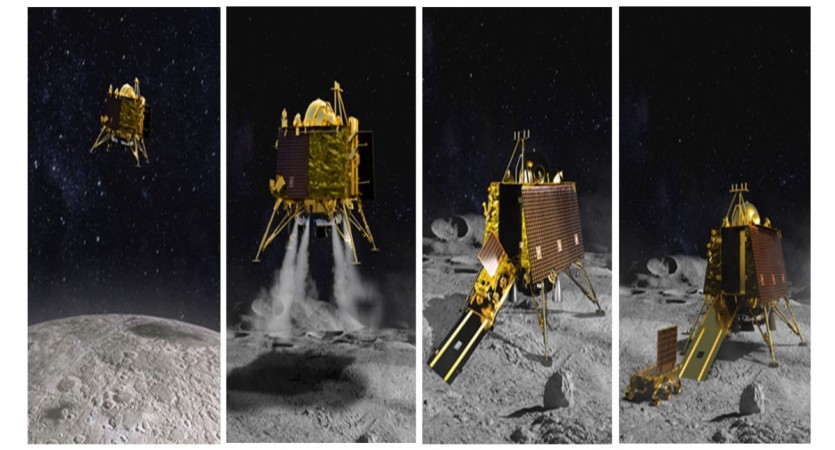 ISRO's lunar lander Vikram in the artist's view. Vikram is expected to land on the lunar south pole on September 7 after Chandrayaan-2 that carries it moves out of the Earth's gravitational field. Chandrayaan-2 is expected to gain lunar orbit on August 20. ISRO's lunar lander Vikram expected to soft-land on lunar south pole on August 20