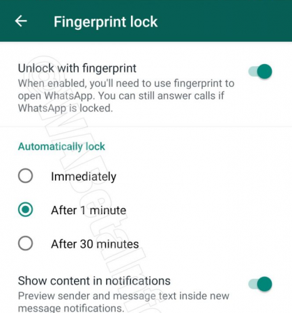 WhatsApp gets fingerprint lock support on Android WhatsApp gets fingerprint lock support on Android