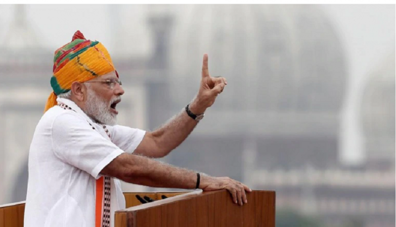 Prime Minister Narendra Modi address to the nation from the historic Red Fort. Narendra Modi