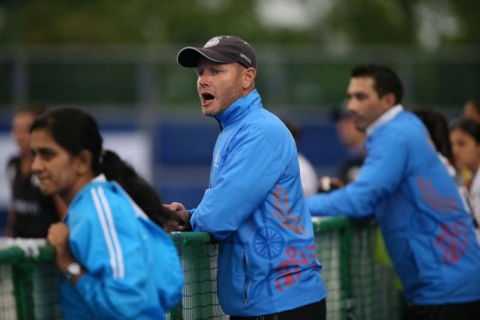 Sjoerd Marijne on the sidelines of a match Sjoerd Marijne
