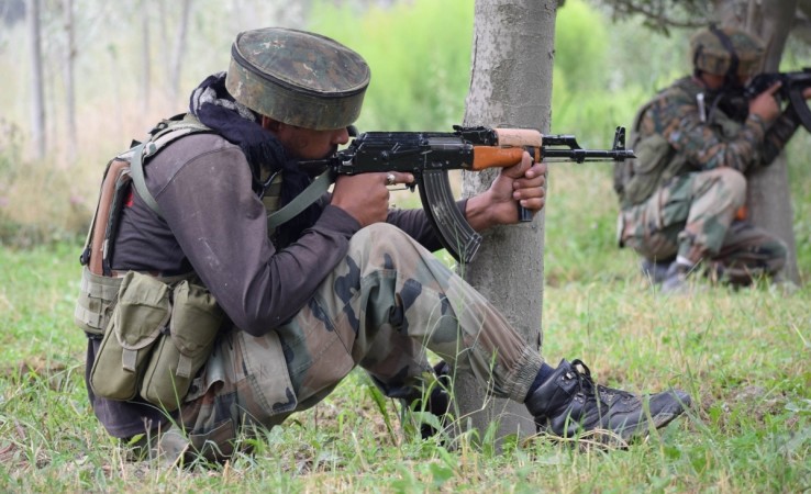 The firing, which began at around 5 pm in Old Baramulla continued through the night. Jammu and Kashmir