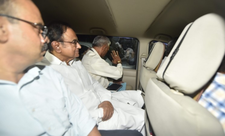 Many officers in civilian dress were keeping a watch on Chidambaram's house since early hours on Tuesday. P Chidambaram