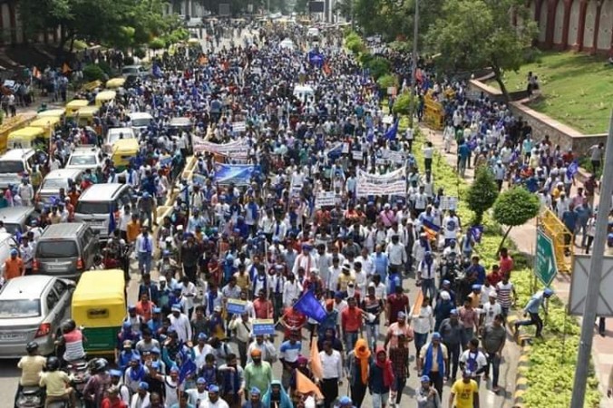 Delhi Dalit protest