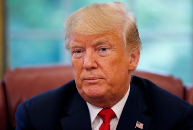 US President Donald Trump. US China trade war trump