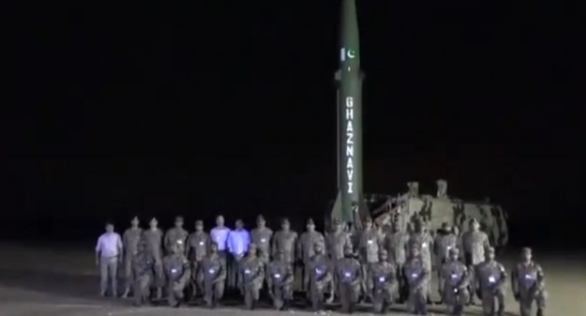 Pakistan's surface-to-surface ballistic missile Ghaznavi. The South Asian country also boasts Shaheen-II and Shaheen-III intermediate-range ballistic missiles that can hit targets in the range of 1,500km to 2,750km covering most major Indian urban centers. pakistan missile test