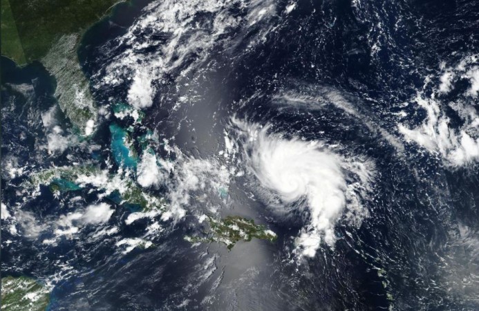 Hurricane Dorian approaches the coast of Florida, U.S. in this August 29, 2019 NASA handout satellite image. Hurricane Dorian