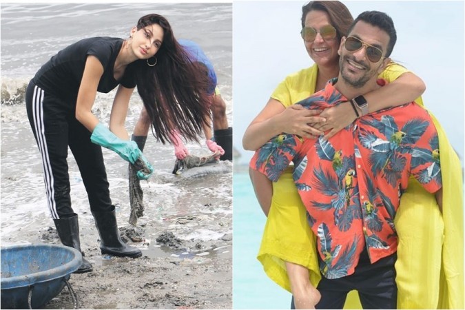 Nora Fatehi, Angad Bedi, Neha Dhupia Nora Fatehi, Angad Bedi, Neha Dhupia
