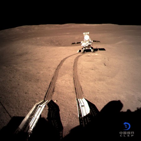 The Yutu-2 rover moves away from Chang'e 4 lander on the far side of the Moon before both rover and lander shut down for the ninth lunar night on Friday. The Chinese National Space Agency (CNSA) expects the rover that reached the lunar surface on January 3 to remain active for almost one Earth year. The Xinhua report about Chang'e 4 was particularly noted on the day Indian space scientists suffered a setback as the Vikram lander that reached the lunar orbit aboard Chandrayaan 2 failed stopped communicating with the ground stations minutes before touchdown. Yutu-2 of Chang'e 4 mission continues exploration