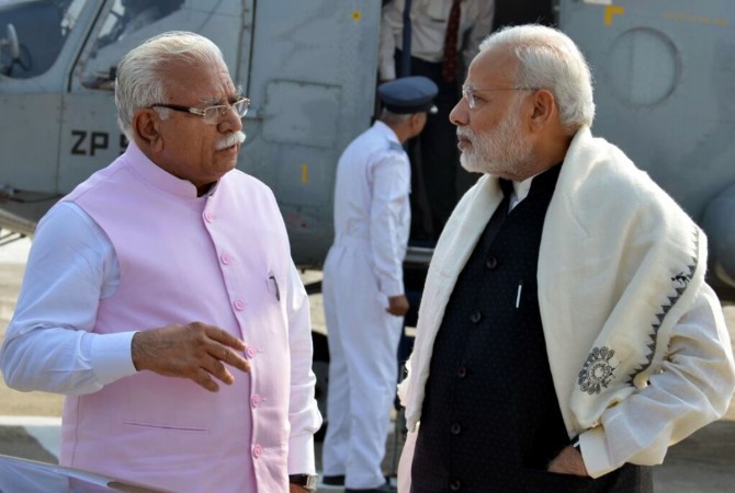 Modi said several measures have been taken by the state in the interest of the farmers and the poor. Pm Modi Manohar Lal Khattar