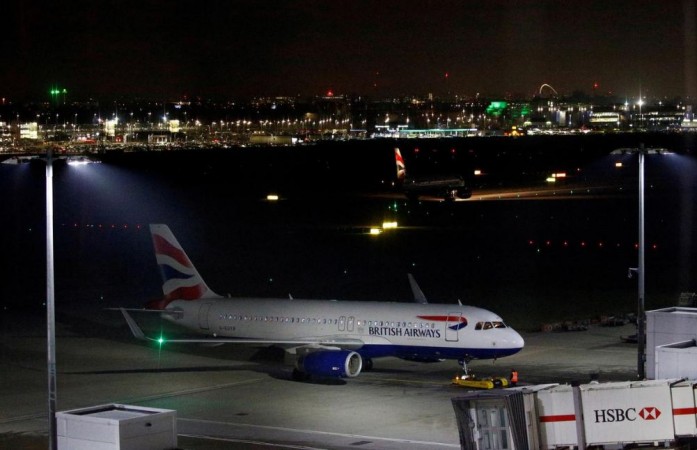 A British Airways Airbus A320-200 aircraft sits on the tarmac at Heathrow Airport in London, Britain January 8, 2019. British airways