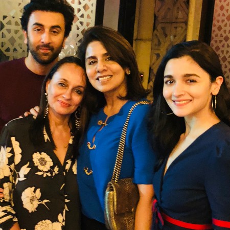Ranbir Kapoor, Soni Razdan, Neetu Kapoor, Alia Bhatt Ranbir Kapoor, Soni Razdan, Neetu Kapoor, Alia Bhatt