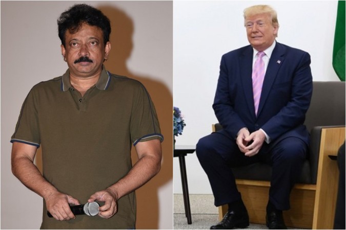 Ram Gopal Varma and US President Donald J Trump Ram Gopal Varma and US President Donald J Trump