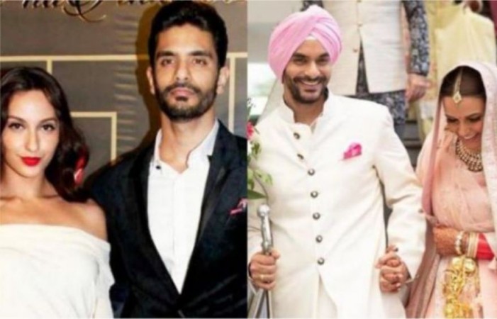 Angad Bedi, Nora Fatehi, Neha Dhupia